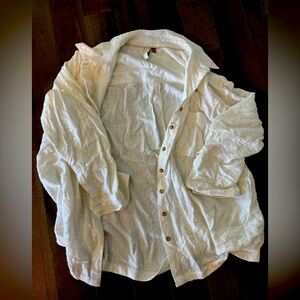Anthropologie sequined shirt size xl